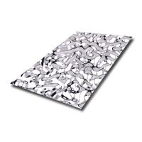 Miroir couleur Pvd 304 0.8mm, feuille de couleur en acier inoxydable estampillée pour décoration d'hôtel à vendre