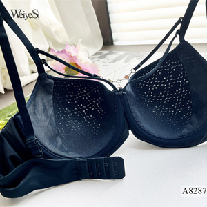 Weiyesi Collection d'été Soutien-gorge non rembourré à armatures Soutien-gorge grande taille pour femmes avec gros seins sous armatures - Product Image 6