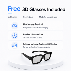 Pantalla LED 3D Inmersiva Bestar con Gafas Polarizadas para <span class=keywords><strong>Cine</strong></span> <span class=keywords><strong>4D</strong></span> y 5D |   Pantalla LED 3D Pasiva de Alta Resolución para <span class=keywords><strong>Cine</strong></span> - Product Image 6