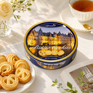 <span class=keywords><strong>Biscotti</strong></span> al Burro OEM all'Ingrosso, Croccanti e Dolci al Gusto di Uovo, in Confezione Rotonda - Product Image 4