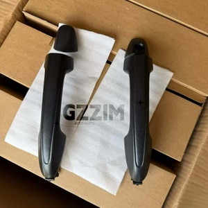 Poignée de porte intérieure avant de remplacement en plastique ABS noir de haute qualité, finition polie, ajustement universel pour Hilux Revo 6 - Product Image 3