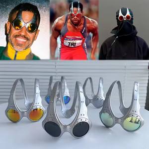 نظارات شمسية معدنية للرجال والنساء لركوب الدراجات في الهواء الطلق عصرية وعصرية وعصرية فوق أعلى النظارات الشمسية - Product Image 2