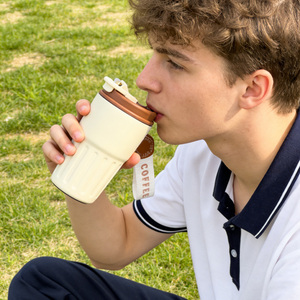 Mug à café intelligent isolé avec affichage LED <span class=keywords><strong>de</strong></span> la température, 15 oz, avec sangle, isolation thermique, mug intelligent <span class=keywords><strong>en</strong></span> acier inoxydable pour la maison et le bureau - Product Image 3