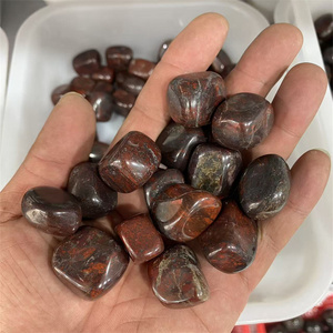Vente en gros de cristaux de guérison naturels en onyx noir et <span class=keywords><strong>agate</strong></span> de 20-30 mm, pierres roulées pour les acheteurs - Product Image 3