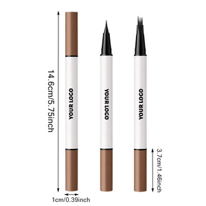 Lápiz <span class=keywords><strong>de</strong></span> Maquillaje 2 en 1 con Logotipo Personalizado en 5 Colores, <span class=keywords><strong>Dise</strong></span>ñ<span class=keywords><strong>o</strong></span> <span class=keywords><strong>de</strong></span> <span class=keywords><strong>Cejas</strong></span> <span class=keywords><strong>de</strong></span> 4 Puntas y Delineador <span class=keywords><strong>de</strong></span> Ojos, Resistente al Agua y <span class=keywords><strong>de</strong></span> Secado Rápido - Product Image 6