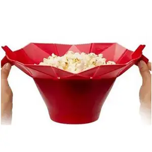 2022 Silicone Microwave Popcorn Maker No Oil Needed Homemade Healthy Delicious Popcorn