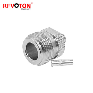 Conector Coaxial RF Hembra N Tipo Jack para Soldar, para Cable RG141 RG402, Convertidor Coax en Stock (RF) - Product Image 3