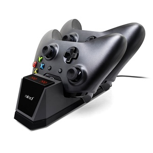 Base de carga dual de alta calidad y batería de plástico de 2 piezas para controlador inalámbrico <span class=keywords><strong>Xbox</strong></span> <span class=keywords><strong>One</strong></span> Precio de fábrica Comunicación por cable - Product Image 2
