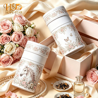 Boîte cylindrique en papier personnalisée de luxe, impression sur mesure, OEM ODM, pour emballage de cosmétiques, bougies et cadeaux