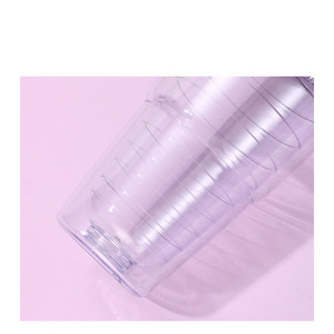 Vaso Transparente de Doble Pared de 680 ml, Personalizado y Económico, Portátil, <span class=keywords><strong>Libre</strong></span> de BPA, Reutilizable, de Plástico para Viaje - Product Image 4