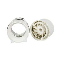 Ventilateur de conduit en ligne 4 "avec moteur en cuivre pour système de ventilation hydroponique