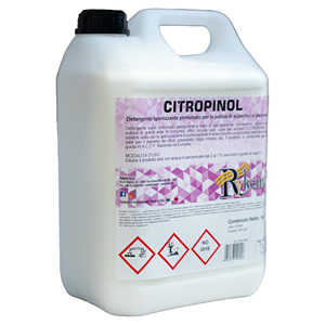 น้ำยาทำความสะอาดฆ่าเชื้อ RYKEM CITROPINOL ควอเทอร์นารีแอมโมเนียมซอลท์ 5 กก. สำหรับพื้นผิว พื้น อาคาร ชุมชน โรงเรียน สำนักงาน มาตรฐาน HACCP - Product Image 2