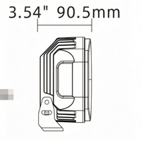 Nouvelle Lampe de Travail LED 48W à Vendre en 2026, Phare de Conduite Tout-Terrain 10-30V, Lumière Auxiliaire pour Camion et SUV, Étanche IP68, 3500 Lumens
