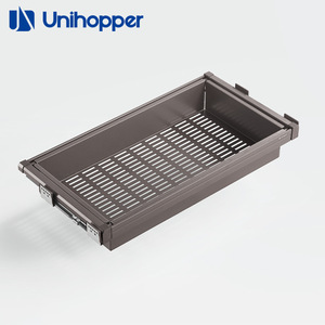 Unihopper Panel Flat Storage <b>Basket</b> Rectangle Wall Mounted Durable Clothing Organizer for <b>Wardrobes</b> and Laundry - Product Image 4