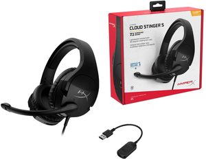 Casque de jeu HyperX Cloud Stinger S Pro 7.1 Surround Sound filaire pour PC, vente en gros pour fournisseurs de casques de jeu - Product Image 2