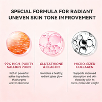 Sérum Rose Quotidien Personnalisé OEM ODM au DNA de Saumon PDRN 99% – Ampoule Intensive au Collagène pour une Peau Éclatante