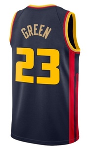 Nueva <span class=keywords><strong>Camiseta</strong></span> de <span class=keywords><strong>Baloncesto</strong></span> <span class=keywords><strong>Golden</strong></span> <span class=keywords><strong>State</strong></span> de Alta Calidad, Logotipo Cosido, <span class=keywords><strong>Camiseta</strong></span> Bordada Personalizada con Logotipo - Product Image 4