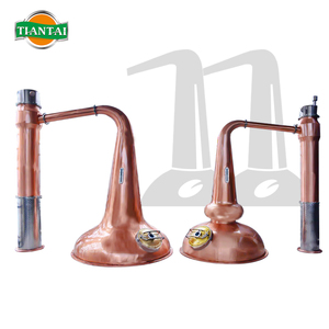 Alambicco in Rame da 100L per Distillazione Artigianale, Riscaldato a Fuoco Diretto, Semi-Automatico, Alta Produttività, per Distillazione di Whisky, Rum e Brandy - Product Image 4