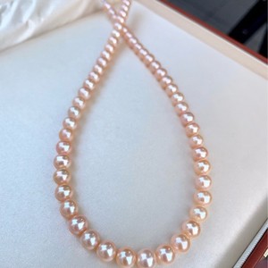 Summer New Arrival Versatile 6-7mm Natural Pearl <b>Necklace</b> Commuter Style with <b>Candy</b> Mixed Colors and Round Micro Flaws - Product Image 2