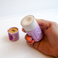 Doublure en papier ciré de qualité alimentaire 3OZ 87G Conteneur de déodorant vide Conteneur de papier d'emballage en bâton Tube de papier baume à lèvres Push Up