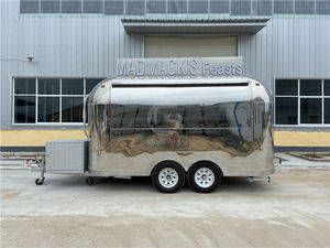 חיצוני towable חם כלב עגלות חיצוני חטיף מזון מהיר שירות אוטומטיות מיכל קרוואן מוסמך מזון משאית - Product Image 3