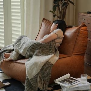 Poltrona Reclinabile Zayshine in Tessuto Leathaire, Stile Moderno Italiano di Lusso, per Soggiorno e Camera da Letto - Product Image 4