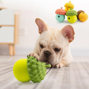 Jouets pour chiens en silicone Baies Pommes <span class=keywords><strong>de</strong></span> pin Alimentation à mâcher Jouets pour animaux <span class=keywords><strong>de</strong></span> compagnie en silicone pour manger lentement - Product Image 2