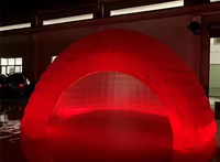 Tente dôme Igloo gonflable à lumière LED Grande tente gonflable Cube gonflable Tente de fête pour discothèque