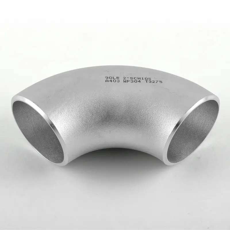 Kq Sanitary Stainless Steel 90 Degrees 304 316l Shaped Seamless Pipe Fittings Welding Stainless Steel Pipe Fittings Elbow