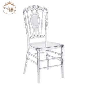 بيع بالجملة تصميم مأدبة الزفاف الحديثة شفافة الراتنج مريحة واضحة كراسي كياري للحدث - Product Image 5