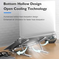 Support de Bureau Pliable Portable en Alliage d'Aluminium CNC à Hauteur Réglable pour Ordinateur Portable, Tablette PC, et iPad – Vente en Gros