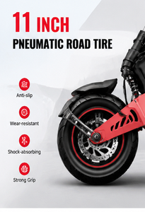 Scooter Todoterreno de 3000W*2 con Neumáticos Gruesos de 11 Pulgadas, 75 km/h, Motor Dual, 60V 28Ah, Largo Alcance, H8 H8, Disponible en Almacén de la UE - Product Image 5