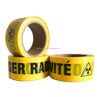 Bande d'avertissement de construction d'avertissement de danger de rayonnement de haute visibilité de barrière de sécurité