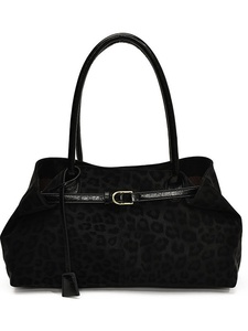 Borsa Tote Vintage in Tela con Stampa Leopardata da Donna, Media, alla <span class=keywords><strong>Moda</strong></span>, Versatile, di Alta Qualità, in Poliestere - Product Image 1