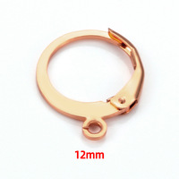 Boucles d'oreilles tendance en acier inoxydable électroplaqué, style français, personnalisables, avec diamants, pour hommes et femmes, DIY, en stock