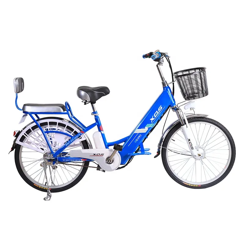 24 pouces 350w/48v motor12ah/ 48v vélo électrique à batterie au lithium non amovible pour vélo électrique de route de campagne