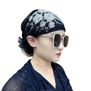 Pañuelo de Cabeza de Malla Transpirable y Ecológico, Estilo Étnico, para Mujeres Musulmanas, Apto para Todas las Estaciones - Product Image 2