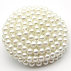 Tùy chỉnh thiết kế <span class=keywords><strong>Acrylic</strong></span> trắng <span class=keywords><strong>Rhinestone</strong></span> Shank nút với kỹ thuật mạ - Product Image 3