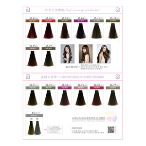 Tinta per Capelli Professionale Personalizzata a Basso Contenuto di <span class=keywords><strong>Ammoniaca</strong></span>, Crema Colorante <span class=keywords><strong>Permanente</strong></span> in Tutti i Tipi di Colori alla Moda per Salone e Casa - Product Image 3