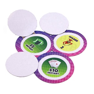 Break Open Pull Tab Impression Gambling Style Vente en gros Instant Win Cartes de sceau personnalisées Pull Tab Tickets - Product Image 1
