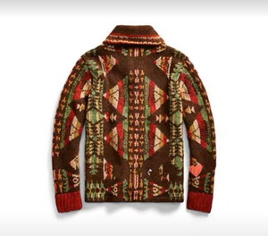 Chic Comfort Tejido a mano Patrón geométrico artesanal Cárdigan Origen de China Muestra de 7 días Tiempo de entrega - Product Image 2