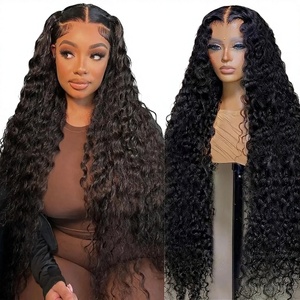 Perruque de Cheveux Humains Ondulés de 13x6 avec Dentelle Frontale, Vente en Gros, Prête à Être Expédiée, <span class=keywords><strong>pour</strong></span> Femmes Noires, de 10 à 34 Pouces, Couleur Naturelle - Product Image 1