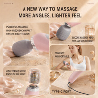 Bâton de massage électrique portable, vibrations haute fréquence, masseur réglable, marteau de massage, rechargeable par USB, fonctionnement silencieux