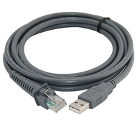 Câble USB vers RJ45/RS232 pour scanner de codes-barres flexible OEM LS4208 LS2208 2208AP