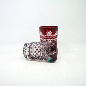 Vaso de vidrio con carcasa de doble Color soplado a mano <span class=keywords><strong>barato</strong></span> de 200ml para cerveza, cóctel, <span class=keywords><strong>whisky</strong></span>, jugo, café irlandés, bebida helada para beber en frío - Product Image 5