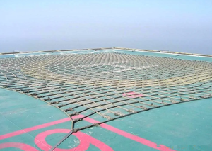 Cường độ cao UV kháng cap 437 tiêu chuẩn xlrope helideck hạ cánh an toàn lưới 200x200 mét lưới 1 năm bao bì - Product Image 3