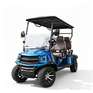 Carrito de Golf Eléctrico Elevado Modelo F de 4 Plazas |   Logotipo y color personalizados disponibles - Product Image 1
