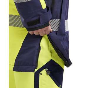 BLAKLADER - 445719873389XS Parka de invierno Hi-Vis Amarillo/Azul marino-EAN 7330509857465 ROPA DE TRABAJO DE LA HI-VIS - Product Image 4