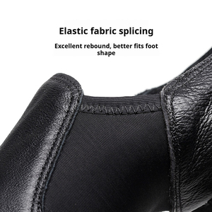 Zapatos de Baile de Jazz de Cuero Genuino para Adultos, Zapatos de Animadoras Resistentes al Desgaste, Calzado de Práctica para Profesores, <span class=keywords><strong>Zapatillas</strong></span> de <span class=keywords><strong>Ballet</strong></span> - Product Image 3