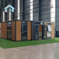 Article populaire : Maisons modulaires préfabriquées extensibles, résistantes aux rayures, à l'usure et au gel, pour bureaux et sites commerciaux extérieurs de startups